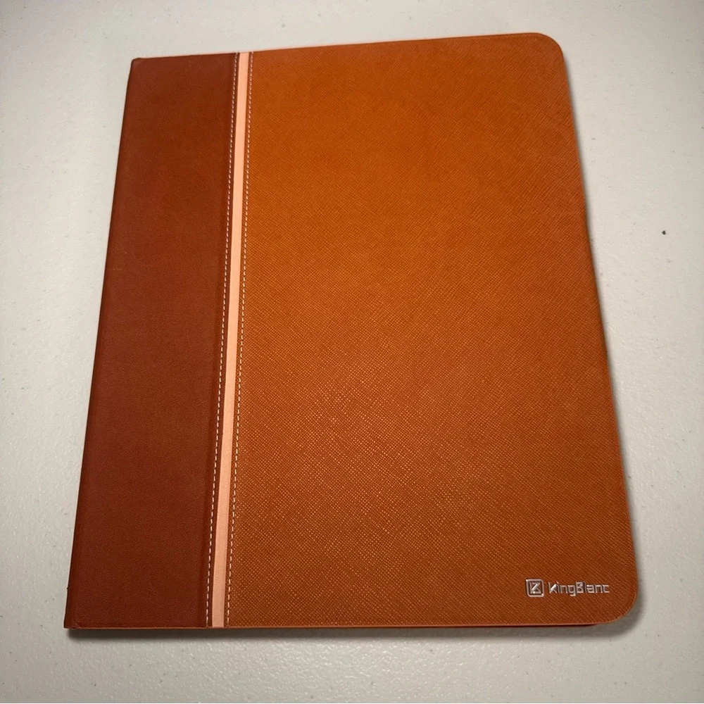 KingBlanc Folio Case for iPad Pro 6th 5th 4th 3rd 12.9 inch 2021/2020/2018 Brown